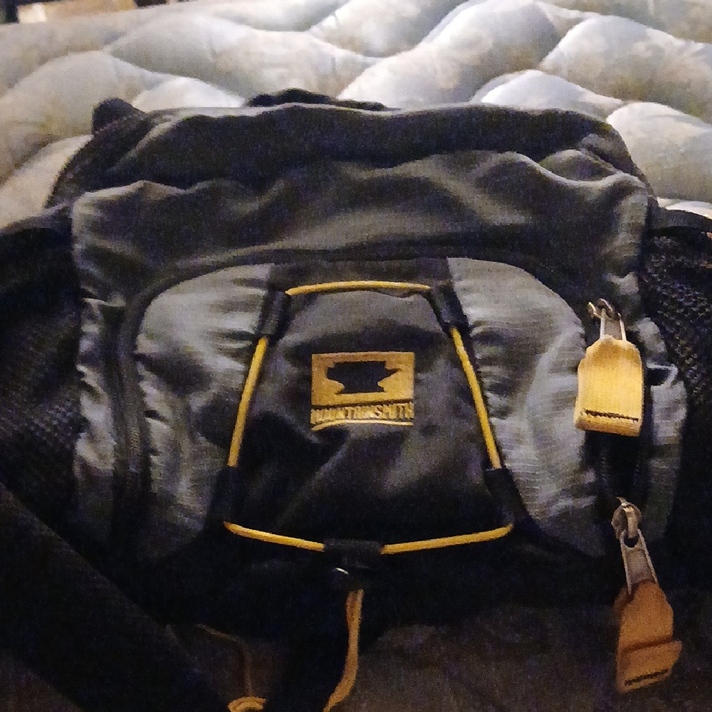 Mountain Smith Black and Yellow Men's Backpack